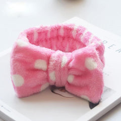 New Letter "OMG" Coral Fleece Soft Bow Headbands for women Girls Cute Hair Holder Hairbands Hair Bands Headwear Hair Accessories