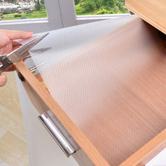 Reusable Shelf Cover Liners Cabinet Mat Drawer Mat Moisture-Proof Waterproof Dust Anti-Slip Fridge Kitchen Table Pad Paper