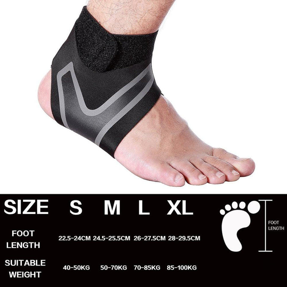 GOBYGO  Sport Ankle Support Elastic High Protect Sports Ankle Equipment Safety Running Basketball Ankle Brace Support