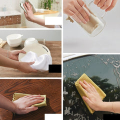 NanoScale Streak-Free Miracle Cleaning Cloths Reusable And Rewashable Microfiber Cleaning Cloth Housework Cleaning Tools