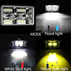 4inch LED Light Bar Yellow White Off Road Spotlight Work Light For Truck Tractor 4X4 Boat 12v 24v Headlight Fog Lamp