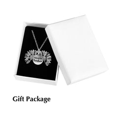 Vintage Sunflower Locket Pendant Necklace Bohemia female Open Engrave letter Necklaces Lover Gift