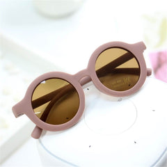 2023 New Fashion Children's Sunglasses Infant's Retro Solid Color Ultraviolet-proof Round Convenience Glasses Eyeglass For Kids