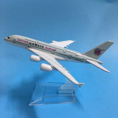 JASON TUTU Original model a380 airbus Boeing 747 airplane model aircraft Diecast Model Metal 1:400 airplane toy Gift collection