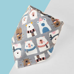 Baby Bibs Cotton Baby Feeding Apron Triangle Cute Baby Bibs Girls Boys Cartoon Feeding Scarf Bib Collar Bib Burp Cloth