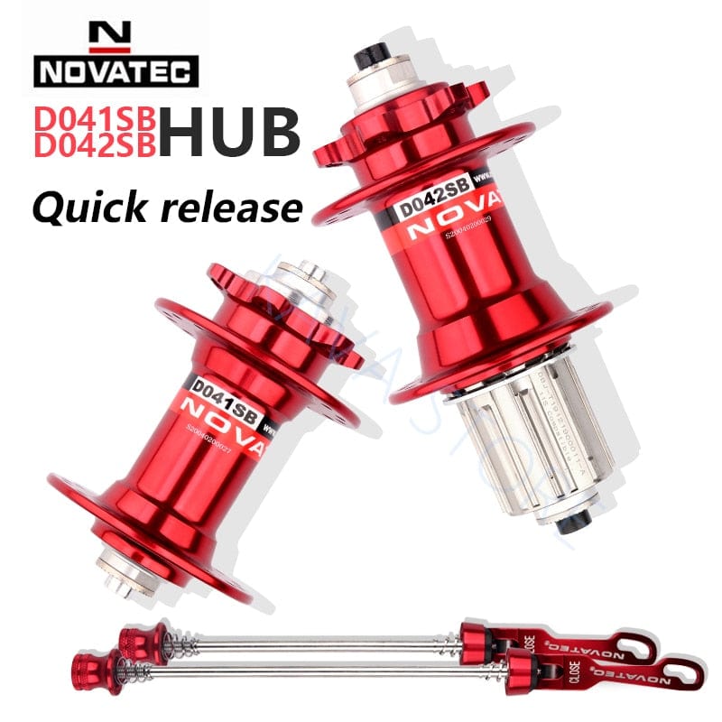 Novatec Hub D041SB D042SB Mountain Bike Disc Card Brake 28/32/36 Holes MTB Road Bicycle Bearing 36H Hubs 8/9/10/11/12 Speed