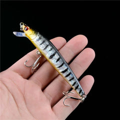 Japanese Minnow Fishing Lures Floating Hard Bait95mm 7g Artificial Bait Wobbler Crank bait Carp Perch Fishing Tackle