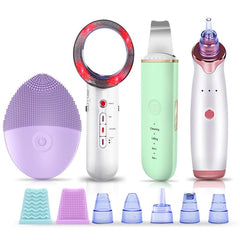 Ultrasonic Skin Scrubber Face Massager EMS Mesotherapy RF Radio Frequency Facial Beauty Blackhead Remover Ultrasoic Infrared