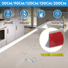 Bathroom Water Stopper Water retaining strip Bendable Bathroom door washing machine Shower Threshold Water shower dam Barrier