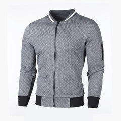 MRMT 2023 Brand New Men's Plaid Sweatshirts Zipper Men Sweatshirts Stand Collar for Male Casual Man Zipper Sweatshirt Clothing