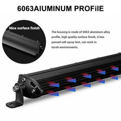 LED Bar Slim Spot Flood Off Road 12V 24V LED Light Bar/Work Light For Car 4x4 Truck ATV SUV Boat lada Barra LED Lightbar