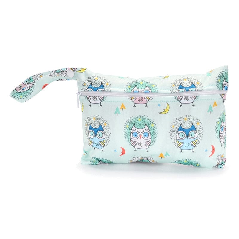 Waterproof Reusable Diaper Bag For Mom Menstrual Pads Kids Nappies Storage Printed Wetbag Maternity Stroller Wet Bag Washable