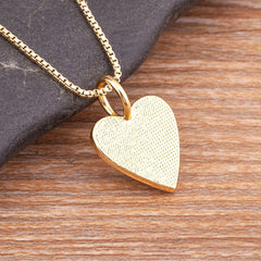 Romantic Heart Couple Necklace 5 Colors Simple Valentine's Day Sweater Chain Best Friend Lovers Wedding Party Gift Jewelry