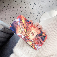 Cute Demon Slayer Case For IPhone 11 12 13 14 Pro X XR XS Max Plus Phone Cases Luxury Anime Kimetsu No Yaiba Soft Cover Coque