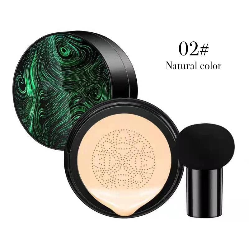 BB Cream Air Cushion Foundation Mushroom Head Waterproof Brighten Face Base CC Cream Natural Oil-Control Moisturizing Concealer