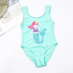 Unicorn Children Swimwear For Girls One Piece Children Swimsuits Girls Swimsuit Kids Bathing Suit 3-8 Years Sliver Sequins 22