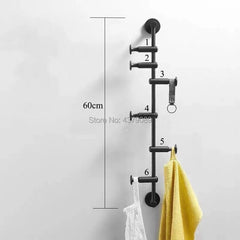 Gold/Black Brass Tower Hanger Dress Hook Coat Hanger Wall Hooks For Bag Cap Home Office Rack Rock Bedroom Cloth Holder