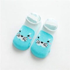 Newborn Baby Boy Girl Socks Cartoon Spring Autumn Anti Slip Socks for Girls Casual Cotton Floor Kids Clothes