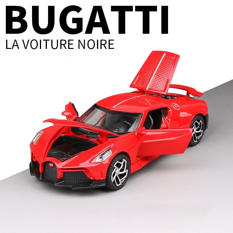 1:32 Bugatti La Voiture Noire Black Dragon Supercar Toy Alloy Car Diecasts & Toy Vehicles Car Model Car Toys For Children