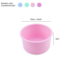 Random Color Silicone Cake Round Shape Mold Kitchen Bakeware DIY Desserts Baking Mold Mousse Cake Moulds Baking Pan Tools - Wowza