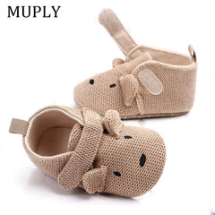 New Arrival Toddler Newborn Baby Boys Girls Animal Crib Shoes Infant Cartoon Soft Sole Non-slip Cute Warm Animal Baby Shoes