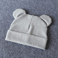 Baby Hat With Ears Cotton Warm Newborn Accessories Baby Girl Boy Autumn Winter Hat For Kids Infant Toddler Beanie Cap Girls Hat