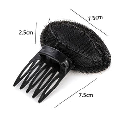 Hair Base Bump Volume Fluffy Princess Styling Increased Hair Sponge Pad Hair Puff paste Styling  Clip Comb Insert Tool