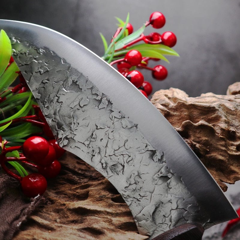 Forging Boning Knife Meat Cleaver Japanese High Carbon Steel Knife Hand-Made Kitchen Chef Knife Butcher Knife Cutter - Wowza