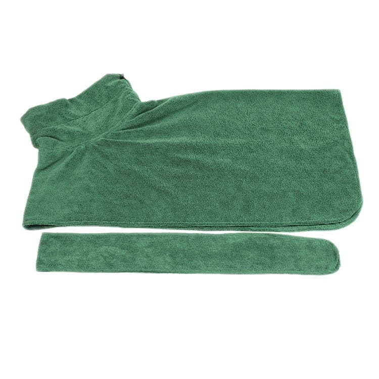 Dog Bathrobe Towel Bath Robe Pet Bathrobe Drying Coat Absorbent Towel For Large Medium Small Dog Super Fast Dry Soft Adjustable - Wowza