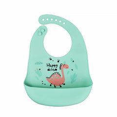 Waterproof Baby Bibs Soft Silicone Scarf Cute Cartoon Brint Baby Items Boys And Girls Adjustable Bibs Burp Sloths