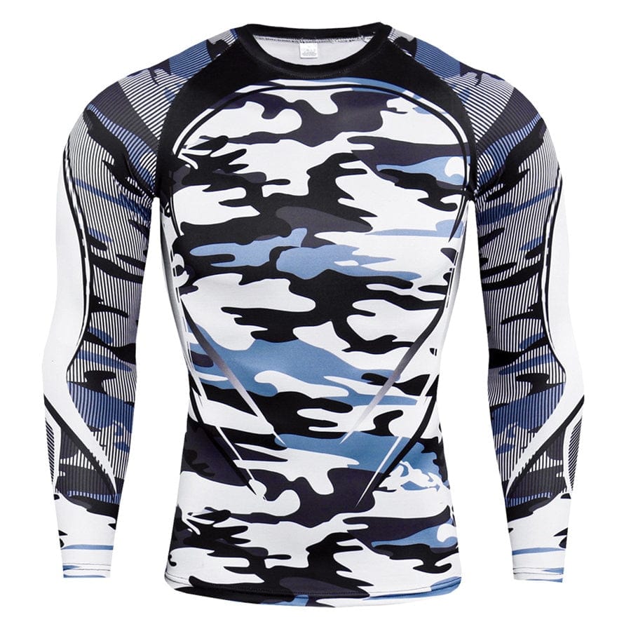 Men's Long Sleeve T-shirts Gym Clothing Sportswear Sporting Cry Fit Running Man Rashguard Men T-shirt Sport Compression T Shirt