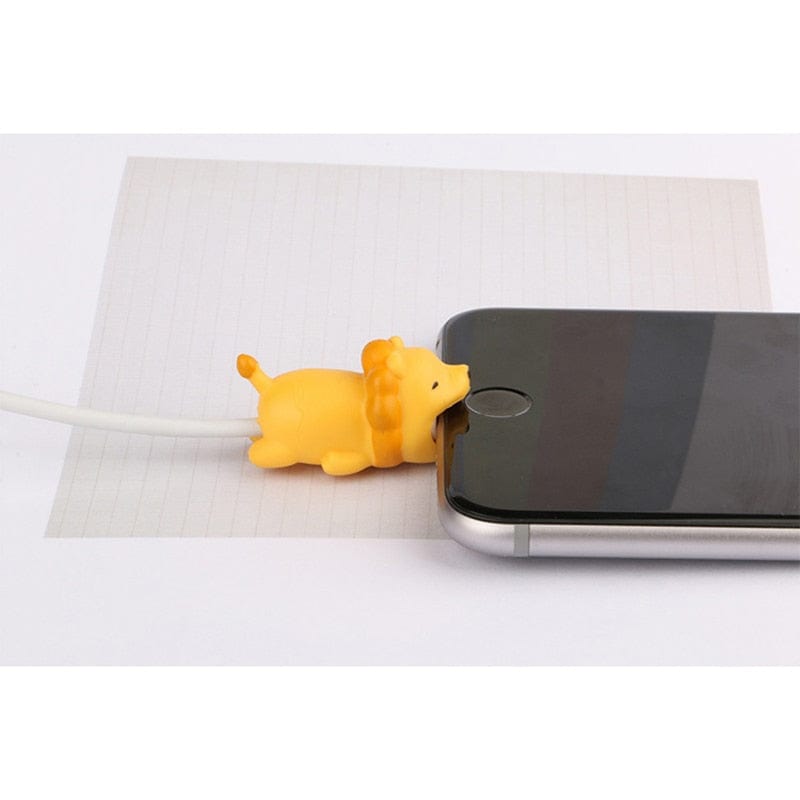 Animal Bite Shape Cable Protector Organizer Wire Protect Winder for IPhone