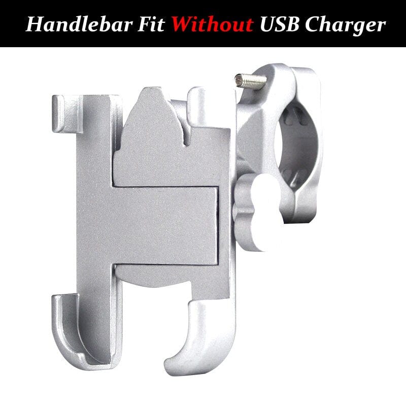 Aluminium Motorcycle Bike Phone Holder Stand With USB Charger Moto Bicycle Handlebar Mirro  Mobil Bracket Support Mount
