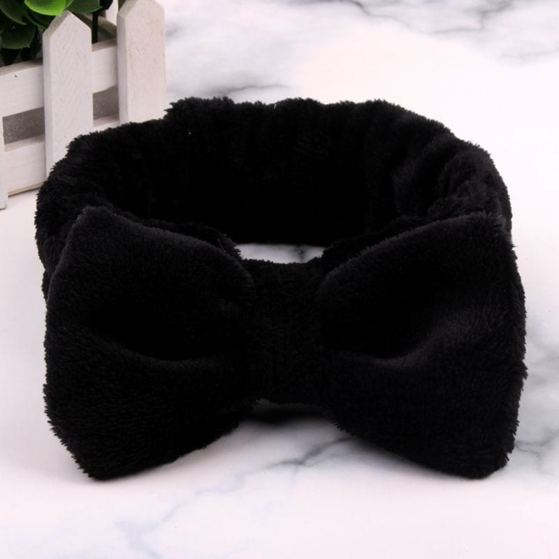 New Letter "OMG" Coral Fleece Soft Bow Headbands for women Girls Cute Hair Holder Hairbands Hair Bands Headwear Hair Accessories