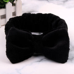 New Letter "OMG" Coral Fleece Soft Bow Headbands for women Girls Cute Hair Holder Hairbands Hair Bands Headwear Hair Accessories