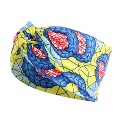 African Pattern Print Headband for Women Twist Style Hair Band Salon Make Up Hair Wrap Headwear Turban Ladies Hair Accessories