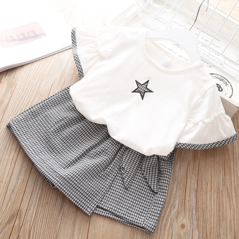 Clothes For Girls Summer Toddler Girls Clothes 2Pcs Outfits Kids Clothing For Girls Tracksuit Suit For Girls Children Clothing