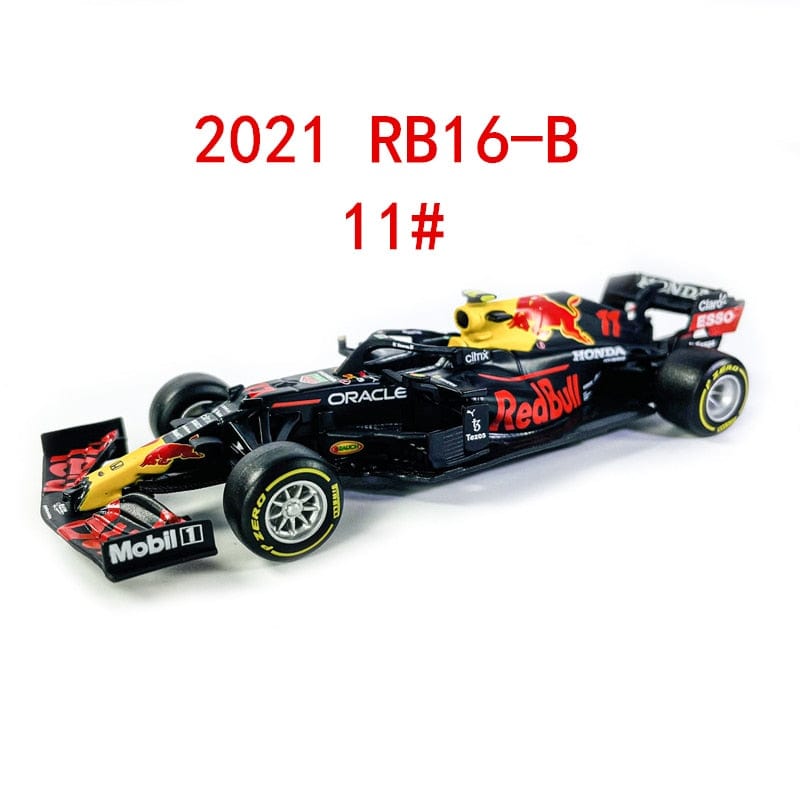 Bburago 1:43 2021 F1 Red Bull Racing RB16B 33# Verstappen 11# Sergio Perez Formula one Simulation alloy super toy car model