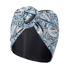 MOLANS New Floral Printing Elastic Bandana Wire Headband Knotted Fashion Tie Scarf Hairband Headdress for Women Hair Accessories