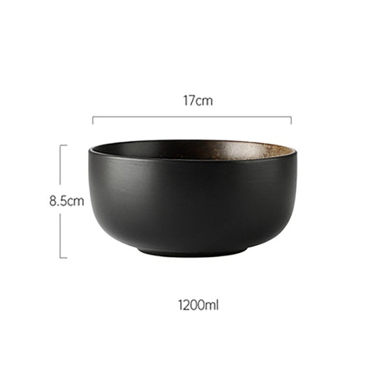 FANCITY Creative Noodle Wrist, Large Ramen Bowl, Ceramic Millet Porridge Bowl, Noodle Bowl, Beef Soup Noodle Bowl - Wowza