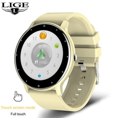 LIGE 2022 New Smart Watch Men Full Touch Screen Sport Fitness Watch IP67 Waterproof Bluetooth Smartwatch Men For Xiaomi Huawei