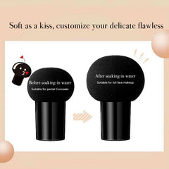 BB Cream Air Cushion Foundation Mushroom Head Waterproof Brighten Face Base CC Cream Natural Oil-Control Moisturizing Concealer