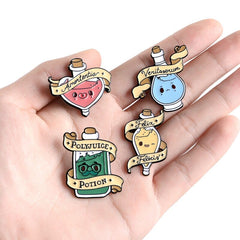 Magic Love Potions Enamel Pins Custom Brooches Lapel Pin Shirt Bag Colorful Badge Jewelry Gift For Lover Girl Friends