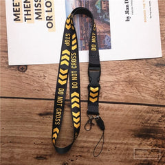 2 in 1 mobile phone lanyard key ring sling badge neckband Keychain anti-lost Badges ID Cell Phone Rope Neck Straps