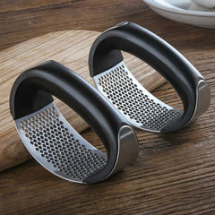 Stainless Garlic Press Household Press Squeezer Manual Gralic Press Device Handheld Ginger Garlic Tools Kitchen Accessories - Wowza