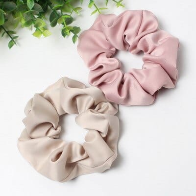 2pcs/lot Stripes And Dots Elastic Scrunchies New Hot Ponytail Holder Hairband Hair Rope Tie Fashion Stipe For Women Girls