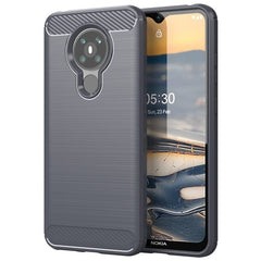 For Cover Nokia 5.3 Case For Nokia 5.3 Soft TPU Bumper Carbon Fiber Phone Case For Nokia XR20 2.4 3.4 5.4 6.2 7.2 8.3 5.3 Fundas