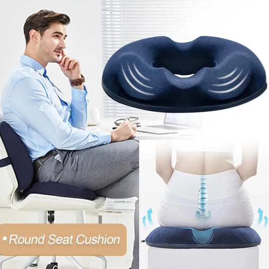 Donut Seat Cushion Sofa Memory Foam Anti Hemorrhoid Massage Tailbone Pillow Car Office Seat Cushion