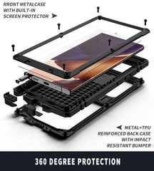 With Bracket+Full Protective For Samsung S21 Plus Ultra A52 A72 Note 20 Ultra 5G Case Kickstand Dual Layer Protective Shockproof