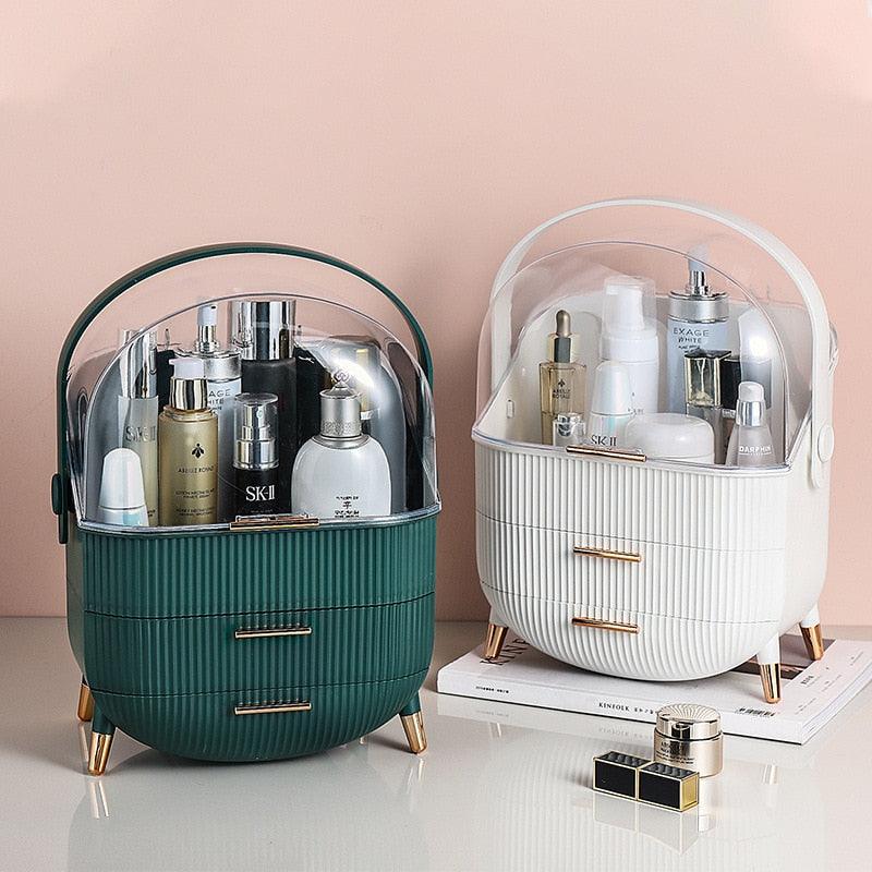 Fashion Acrylic Cosmetic Box Transparent Makeup Jewelry Drawer Home Storage Boxs Multifunctional Travel Cosmetic Organizer - Wowza